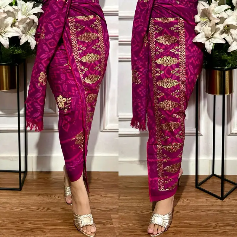 Kamen Lembaran + Endek + Tenun + Tumpal Songket + Selendang Kain Seragam 1