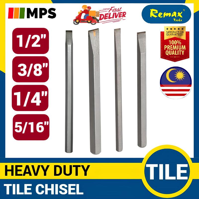 Remax Pahat Tile Carbon Steel Tile Chisel Mosaic Chisel 1/4