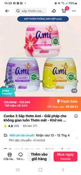 Product Review of Conbo 3 Sáp thơm Ami - Giải pháp cho không gian luôn Thơm mát - Khử mùi hiệu quả - Toả hương bền lâu Dầu thơm phòng x it sap thomkhumui from T**5 0