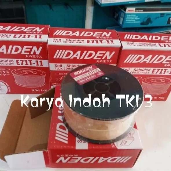 Redbo Kawat Las Self Shieded Flux Core 0.8 Mm MIG Tanpa Gas Gasless Less Co E71T 1KG Fluxcore Fluxcore 2