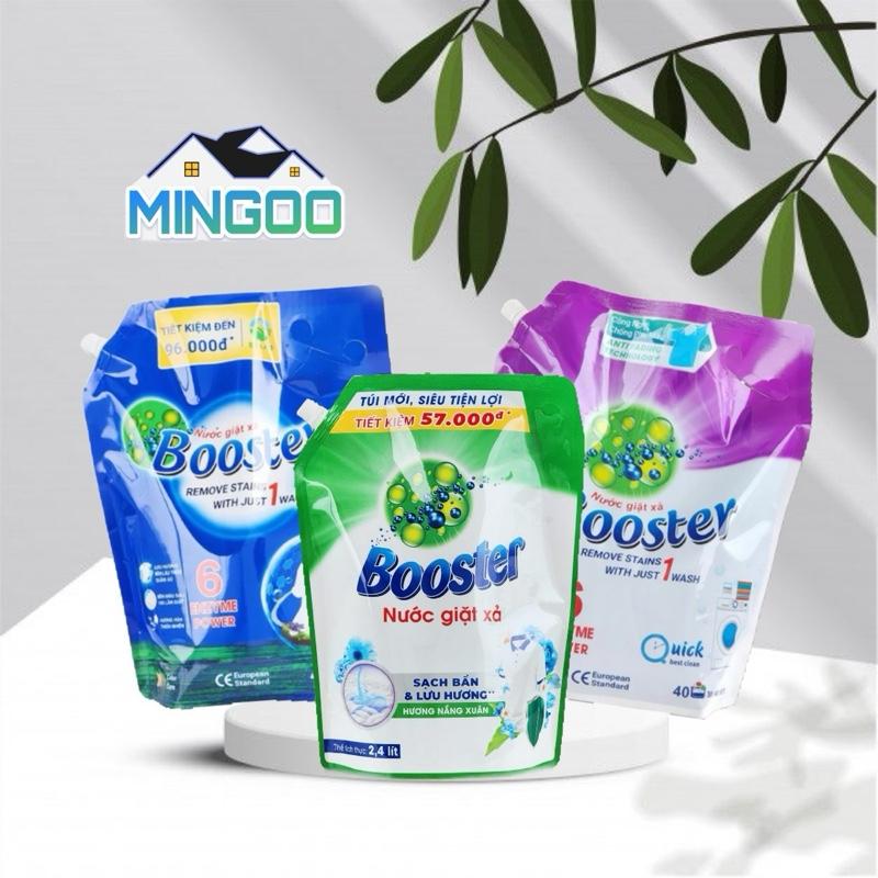  ￼Combo 2 túi Nước giặt xả Booster FREESHIP 2in1 Hương hoa và Hương Nắng Mai  hương nắng xuân 