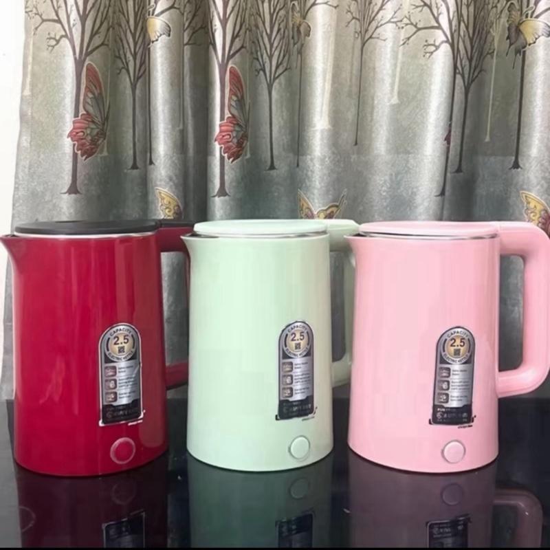 Ấm đun siêu tốc, Bình đun nước siêu tốc 2.5L - Bảo Hành 2 tháng Ấm Siêu Tốc Inox
