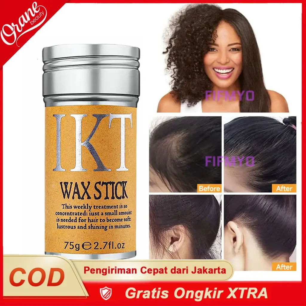 Oranebeauty Hair Wax Stick Styling Pomade Penata Rambut 75g