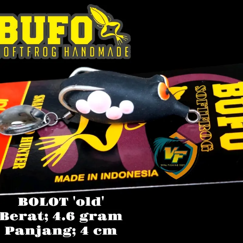 Bufo softfrog bolot OLD + lure + soft frog + casting + umpan pancing + umpan gabus + umpan casting + bufo 3