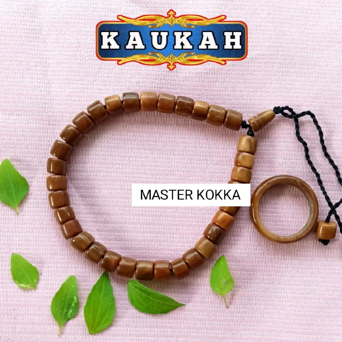 Gelang kayu kokka kaukah bonus cincin gelang elegant viral Bracelets Tali Couple Love