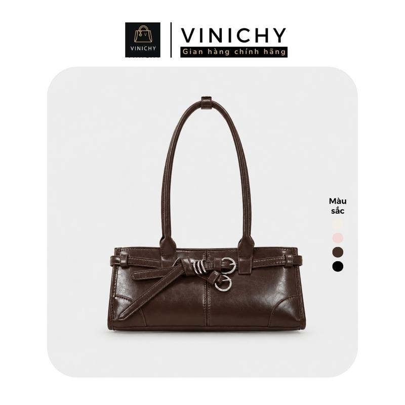 (Deal mở bán tặng quà QU3) Túi xách nữ đeo vai VINICHY, tote dung tích lớn size 31cm HA954