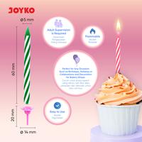Gambar JOYKO Lilin Ulang Tahun Birthday Candle CD-002 - 6 Pcs dari Joyko Indonesia Kota Administrasi Jakarta Utara 3 Tokopedia
