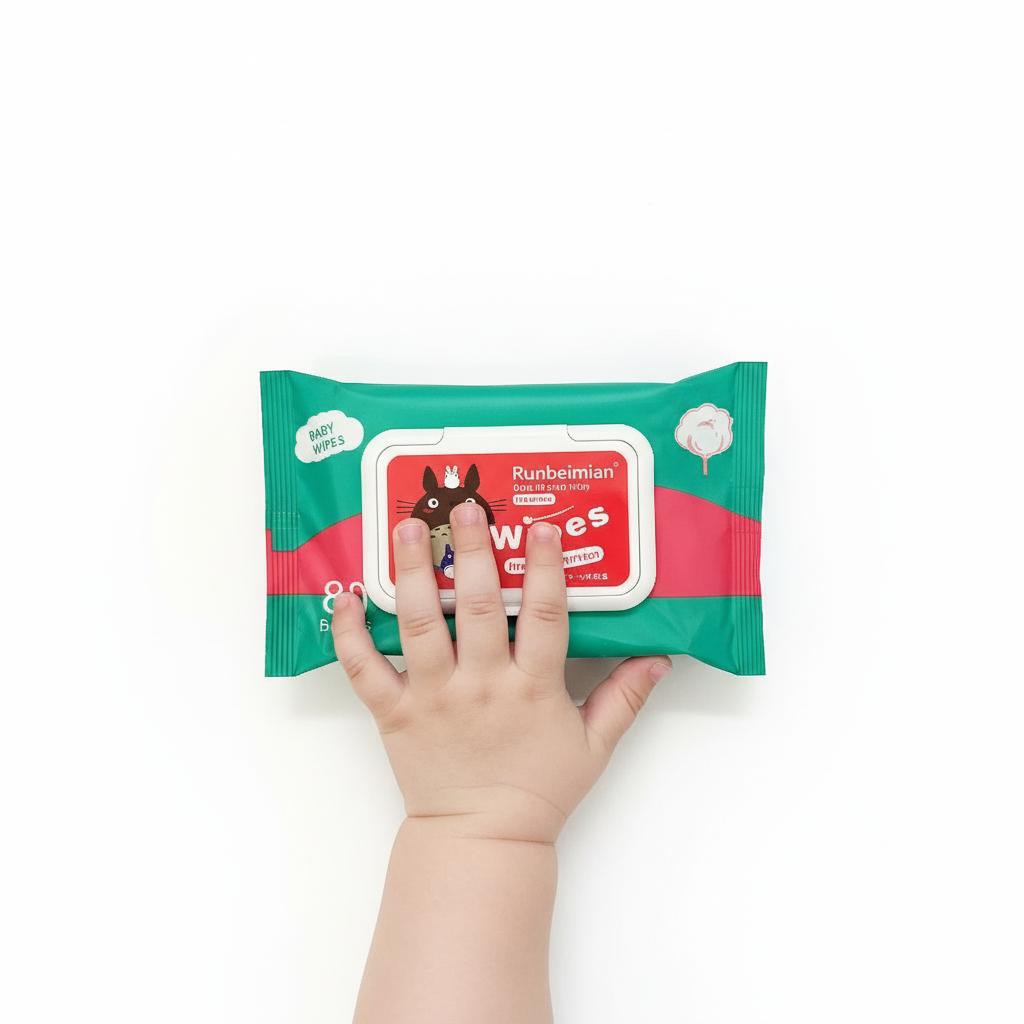 TISU BAGUS - KEMASAN BARU TANPA PENUTUP  7 PCS Tisu Basah Totoro Wet Wipes Baby Non Alkohol Lembut Non Pewangi Pure Water Aman Buat Bayi Tebal & Tidak Mudah Sobek