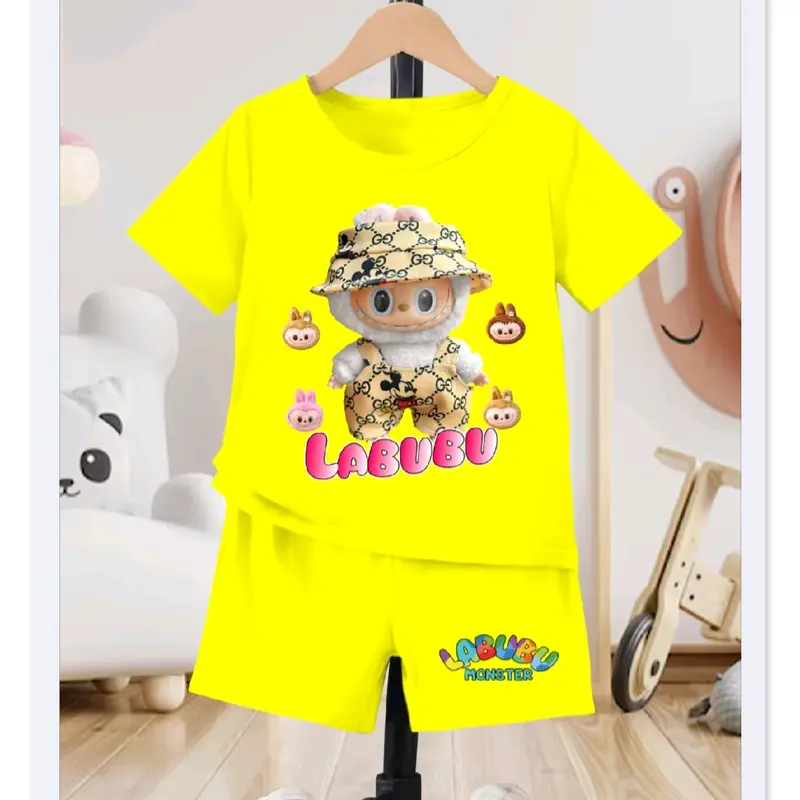 Setelan anak laki laki & perempuan/ fashion anak terbaru lengan pendek umur 1-4 TH 4