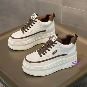 Sepatu Sneakers Wanita Amara Model Korean Trendy Ringan Casual Kasual Shoes Perempuan Coklat Hitam Putih Cewek Olahraga Sport