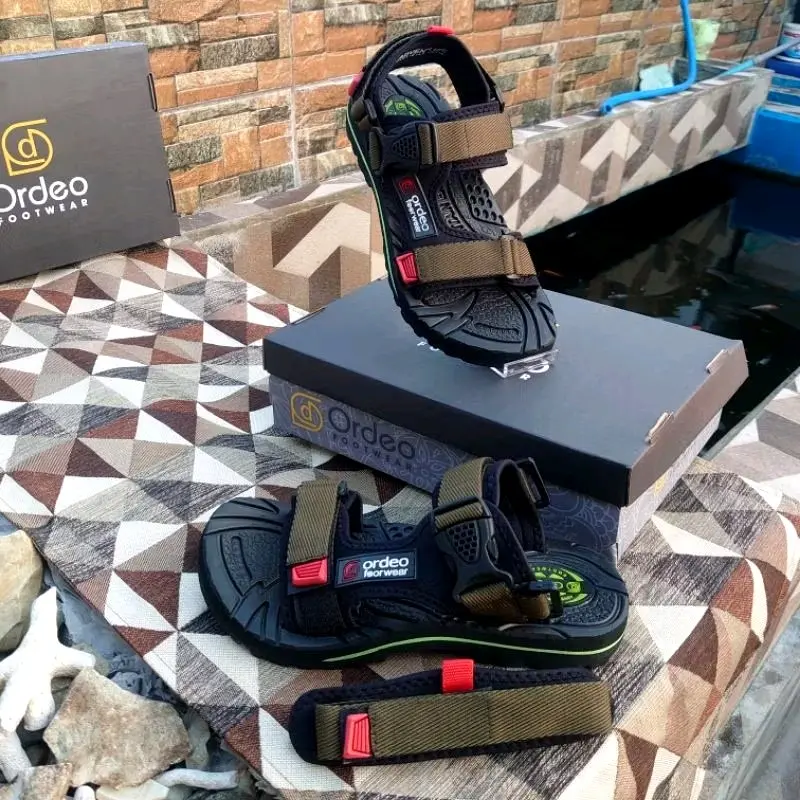 sandal gunung slop hiking kwalitas original premium kekinian Sendal Pria Wanita Fashion Shoes 7