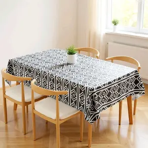 NEWROOM88 Taplak Meja Makan PEVA Plastik Dekorasi Bermotif Tahan Air 100x137CM 120x152CM 137x183CM 152x152CM 152x228CM (D10-15-3H/3K/3L)