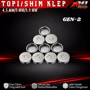 Sim Klep Topi Klep Batang 4.5 5 5.5 Mm AH1 Racing - Valve Shim AH1 Racing 4.5 5 5.5 Mm Gen 2