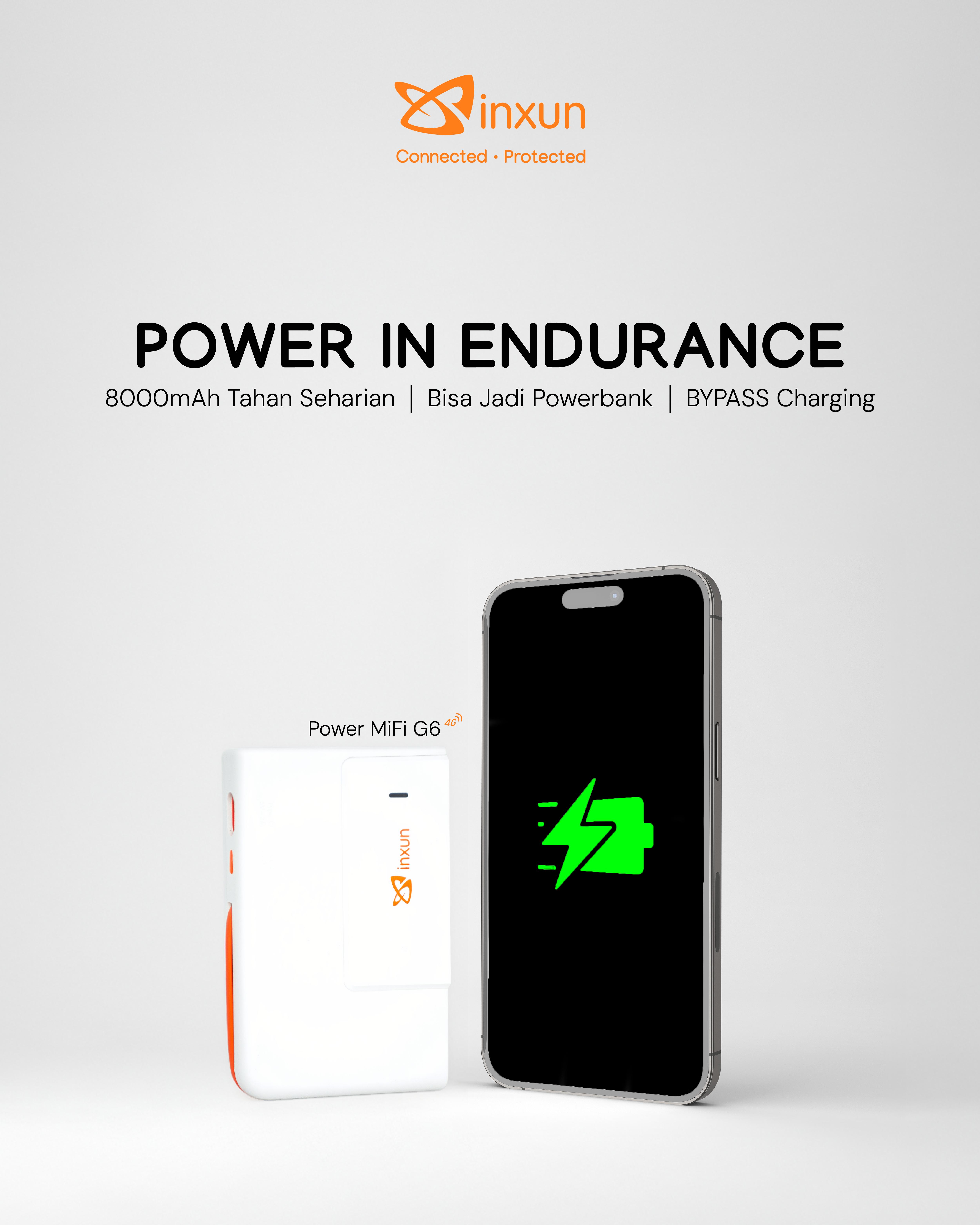 [COD] XINXUN Power MiFi 4G G6 ｜Koneksi cepat dan stabil｜Jaringan terproteksi ｜3-in-1 WIFI｜Tahan sampai 30 jam