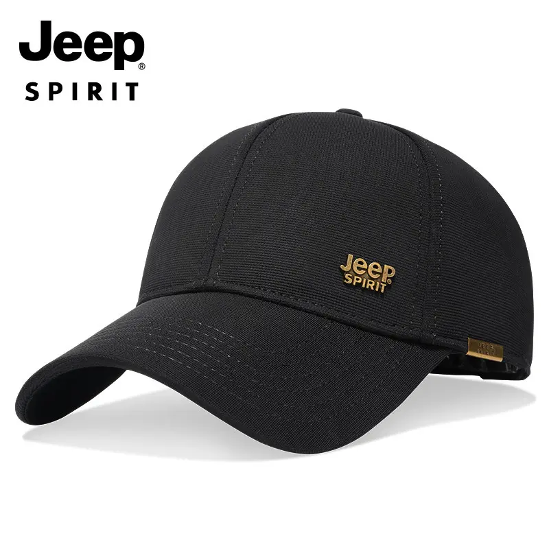 Mũ Bóng Chày Jeep Spirit, Chất Lượng Cao, Dành Cho Nam Và Nữ, Màu Trơn Mũ Snapback Bố, Mũ Trucker Cotton Có Thể Điều Chỉnh
