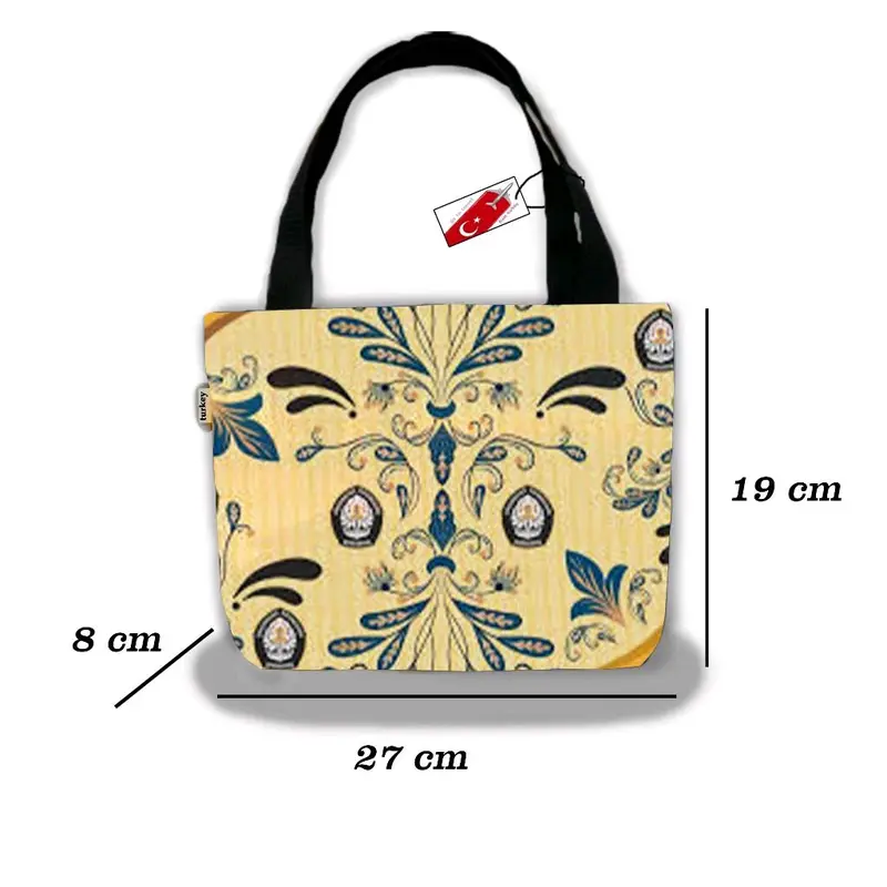 Totebag Mini Kanvas Wanita  Lucu Souvenir Pengajian Haji Umroh Motif Printing batik/ Kakbah  Terbaru 2024 Hitam Wanita 1