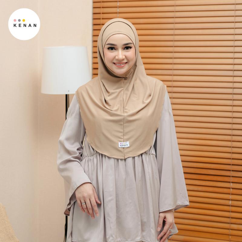 KENAN - SHINY Instan Daily Hijab nonpet matt Jersey size L 0