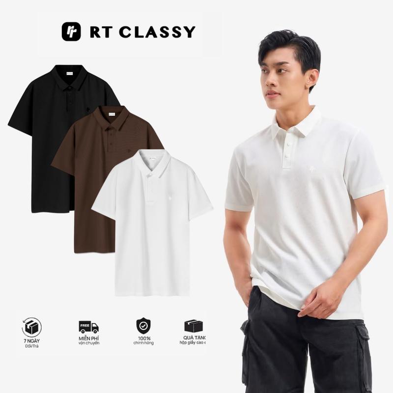 Áo Polo Local Brand RT CLASSY S-COOL Thể Thao Vải Chống Nóng Thoáng Mát Không Nhăn Form Regular Trẻ Trung