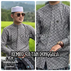 ALFATIH - kemko Sultan Fadilah jaguard songket premium Fadilah series limited edition baju koko pria lengan panjang