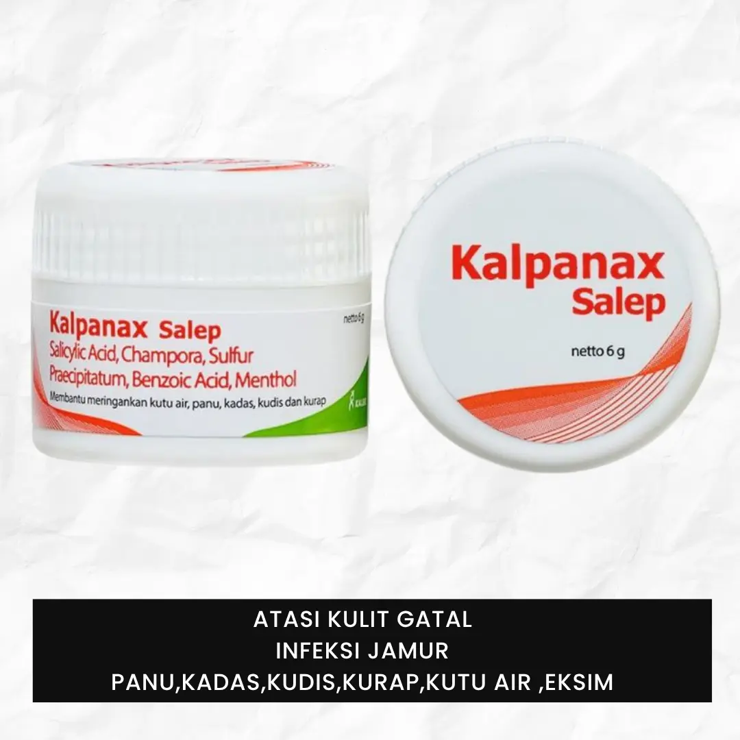 Kalpanak Original Salep Gatal Kulit Infeksi Jamu Atasi Kutu Air Panu Kadas Kudis Kurap Ampuh
