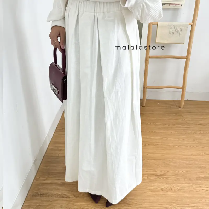 Rok Varisha Maxy Linen Premium Bawahan Wanita By MalalaStore 4