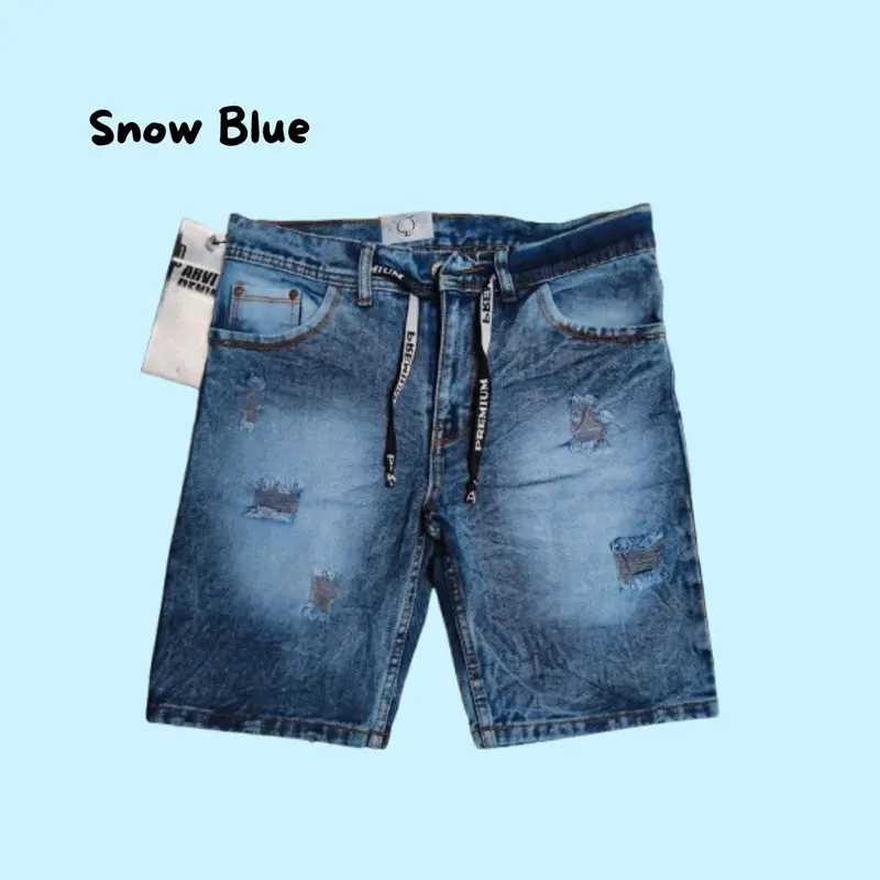 paket usaha 6pc celana pendek jeans pria Distro sobek 1