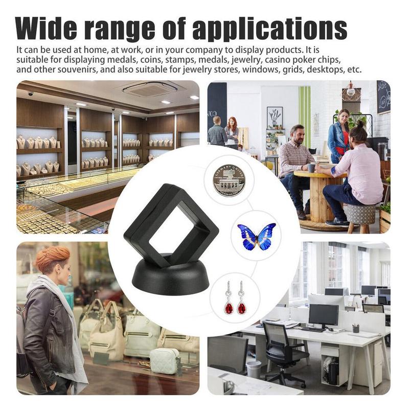 Product Introduction of Membrane 3D Display Suspended Frame Antioxidation Film Photo Case Black Box 38