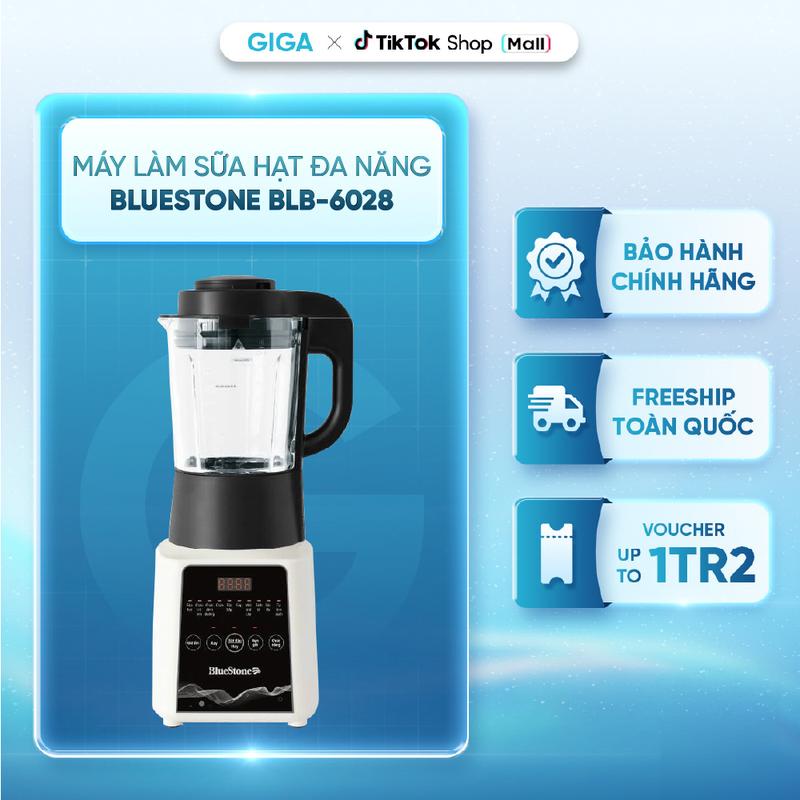 Máy làm sữa hạt đa năng BlueStone BLB-6028 - 11 chế độ cài đặt sẵn - Chế độ tự làm sạch tiện lợi