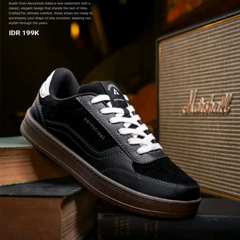 Aerostreet Austin Series - Sepatu Sneakers Kasual Pria Wanita 3