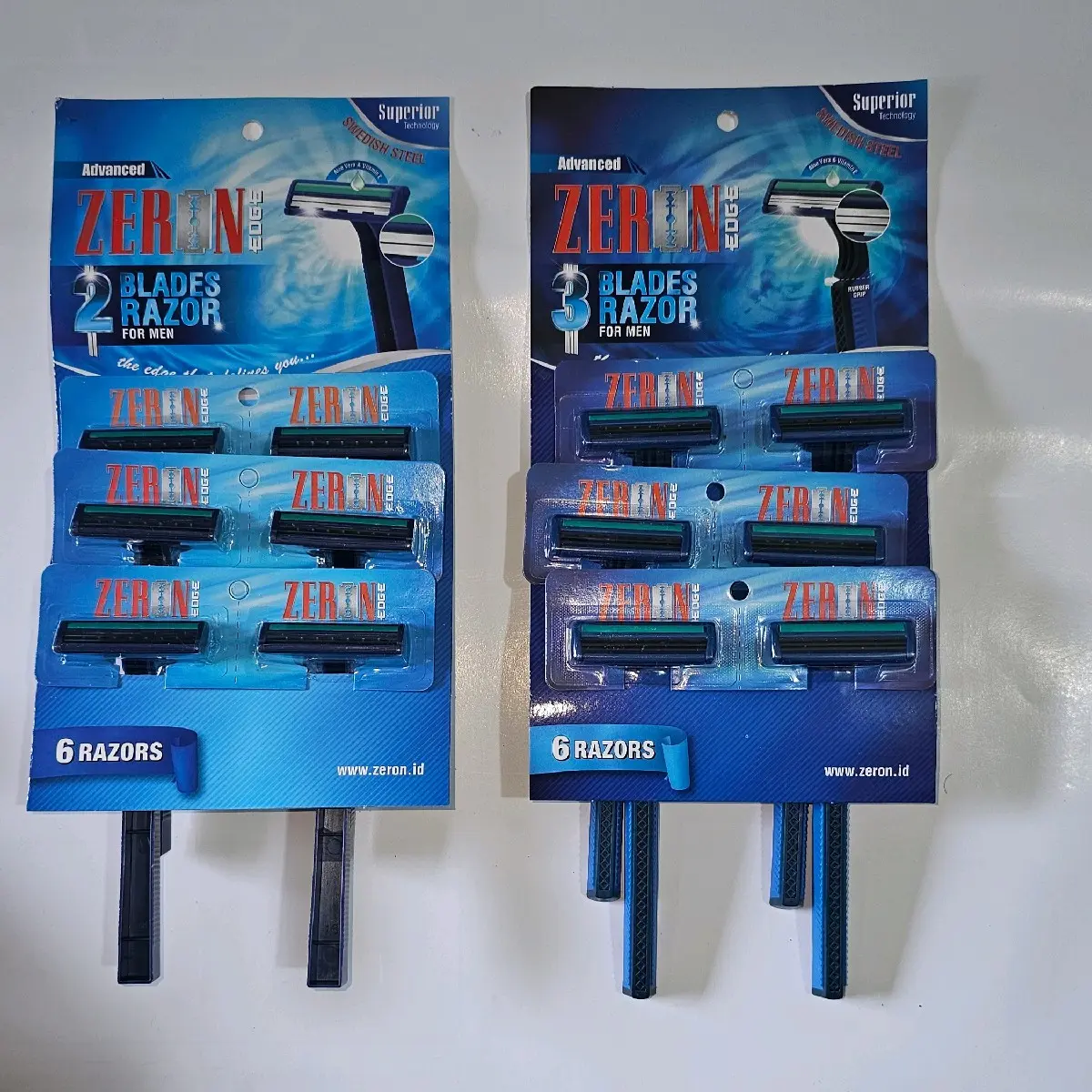 Pisau Cukur ZERON 1.Papan (6.Pcs)