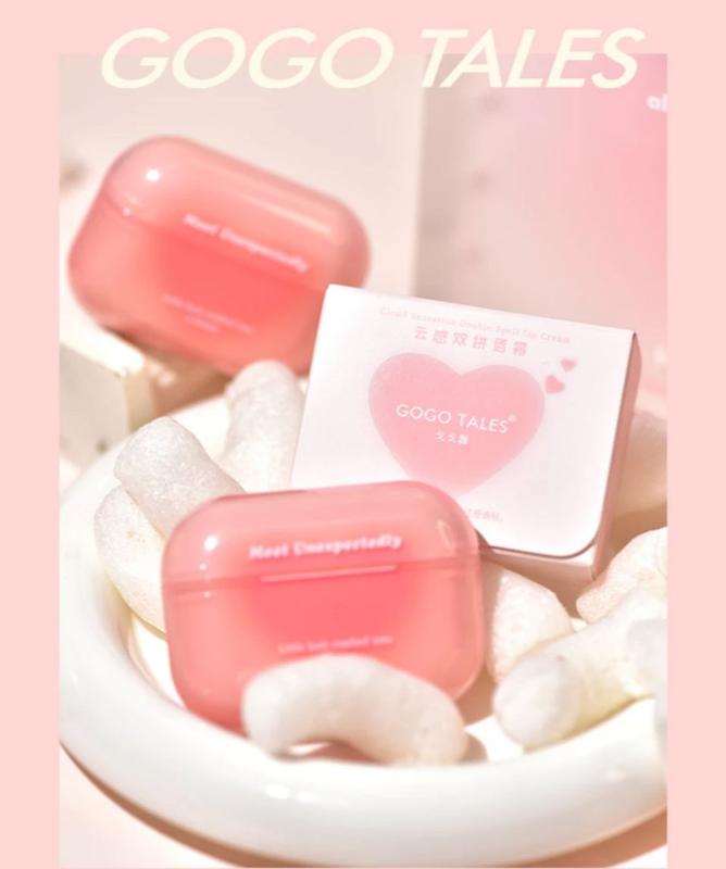 GOGOTALES double lip glaze mirror water gloss lip gloss lip mud nude color lipstick lip gloss is not easy to fade and does not stick to the cup GT621 1
