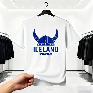 KAOS DISTRO ICELAND VODKAPRIA ORIGINAL T-SHIRT Wanita Baju Pendek Hitam Atasan Tee Katun 100% Motif Fit Loose Casual kaos  putih kaoslucu tshirt  for  men kaos ple set an keren bmth  shirt baju  zalmon mcr  tshirt baju  nyala  kena  flash baju kaos kaos