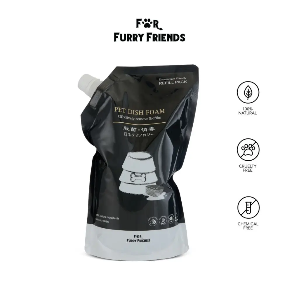 (For Furry Friends) Pets Dish Foam 1L REFILL
