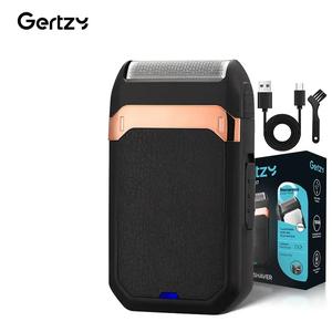 Afeitadora eléctrica recargable por USB, maquinilla de afeitar eléctrica portátil para barba, afeitadora de barba para hombres, herramienta de aseo para hombres para uso diario