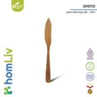 Gambar homLiv Pisau Selai Kayu jati 19 Cm Oreno Wooden Butter spoon Food Grade Kitchenware dari Homliv Indonesia Kota Administrasi Jakarta Utara 1 Tokopedia