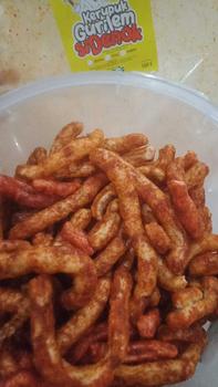 Product Review of Kerupuk Gurilem Si Denok isi 500 gram Cemilan khas Bandung Barat Rasa Kacang Pedas Camilan Food from r**8 1