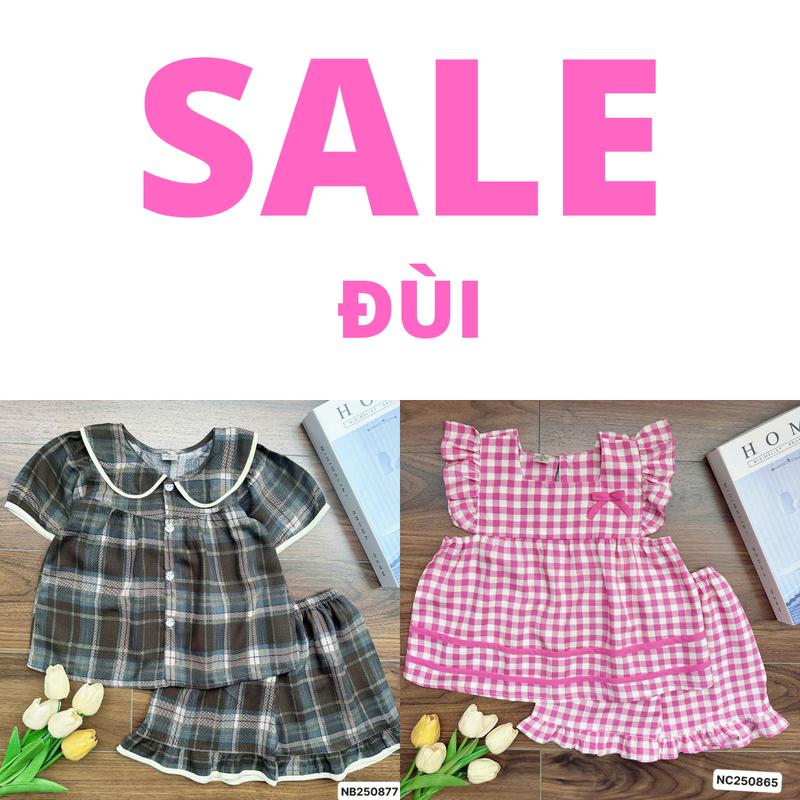 SN2 SALE LẺ SIZE ĐÙI KHÔNG ĐỔI TRẢ đồ tole lanh cho bé gái 10kg-35kg tay ngắn quần ngắn KHÔNG ĐỔI TRẢ