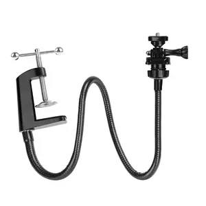XD99 Webcam Stand Phone Holder 15" Adjustable Gooseneck Desktop Camera Desk Clamp Mount for  Webcam C930e C930