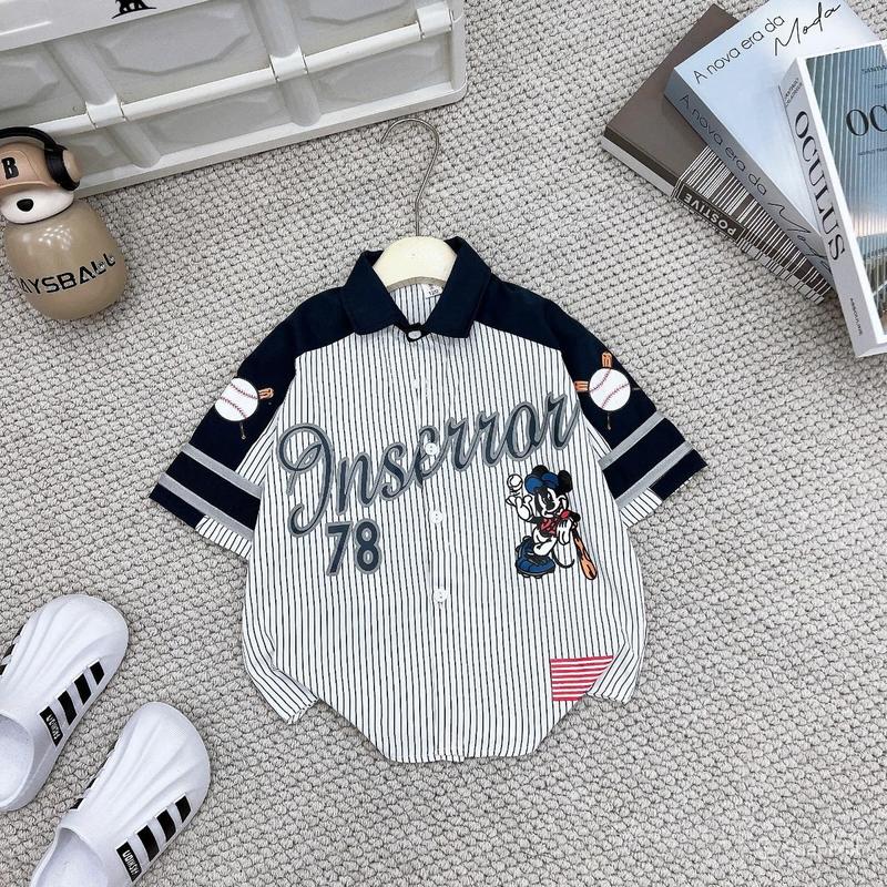 Áo Sơ Mi Boy Phố - Áo Sơ Mi Nam Nữ Cho Bé Màu Trắng Kẻ Phù Hợp Từ 15 - 60Kg Chất Liệu An Toàn Form Dáng Chuẩn #aosomiboypho #aosococtaybetrai