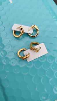 Product Review of Anting Jepit Titanium Gold Perhiasan Wanita Terbaru Lapis Emas Tahan Lama . from B**a 1