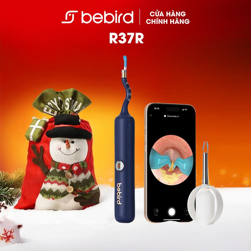 【KOL Dụng Cụ Lấy Ráy Tai Camera Thông Minh Bebird R37R Tích Hợp Camera Nội Soi Tai Mũi Họng - Bảo Hành 12 Tháng