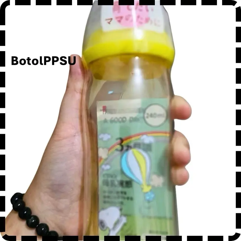 Botol susu bayi PPSU 240ml leher lebar wide neck (Harga Per PCS) 6