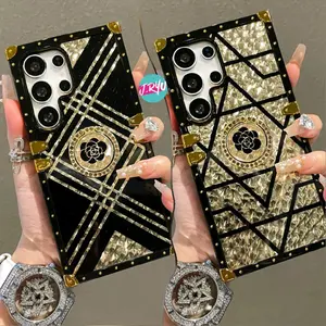 JRYU OPPO Compatible With OPPO Garis Berkilau Case F7 F11 F11PRO A1K A3S A5S A12 A7 F9 A15 A31 A52 A92 A5 A9 2020 A53 A54 A55 A57 A16 A74 A95 A76 A96 Reno 4 4F 5 5F 6  RENO 7 Casing hp Sultan Mewah sparkling line