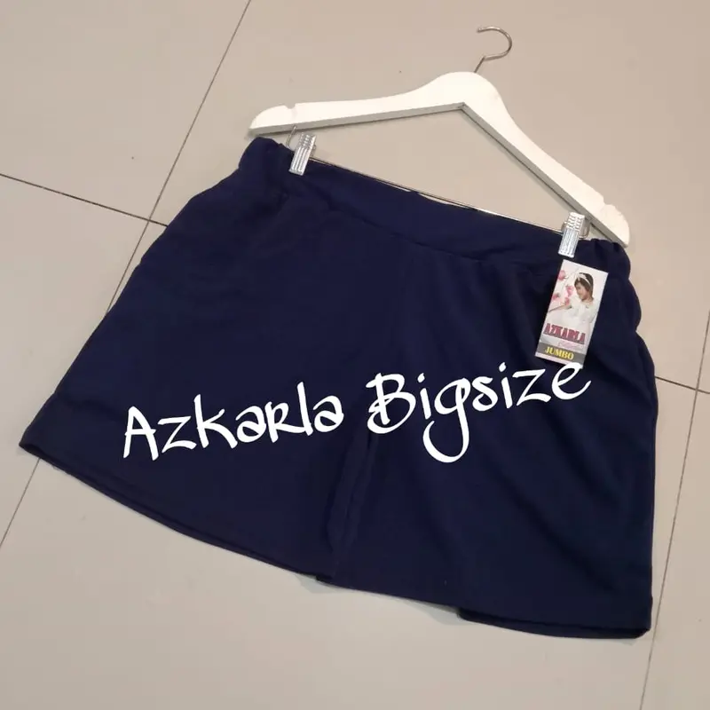 HOTPANTS POLOS EXTRA JUMBO BB 90-135 KILO BY AZKARLA TERLARIS,TERYAMAN DAN BERKUALITAS #celanaootd#celanajumbo 3