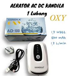 AERATOR AC DC KANDILA DAN JINGYE 1 LUBANG DAN 2 LUBANG UNTUK AQUARIUM