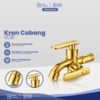 Gambar Kran Air Shower Cabang Kran Stainless Kran Double Engkol JS-69 krant a - EMAS dari homeneeds_NEW Kota Surabaya 1 Tokopedia