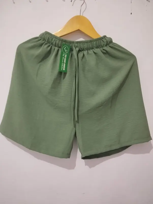 YES Paket Hemat 100ribu 7pcs Celana Hotpants Pendek Crinkle Airflow 0