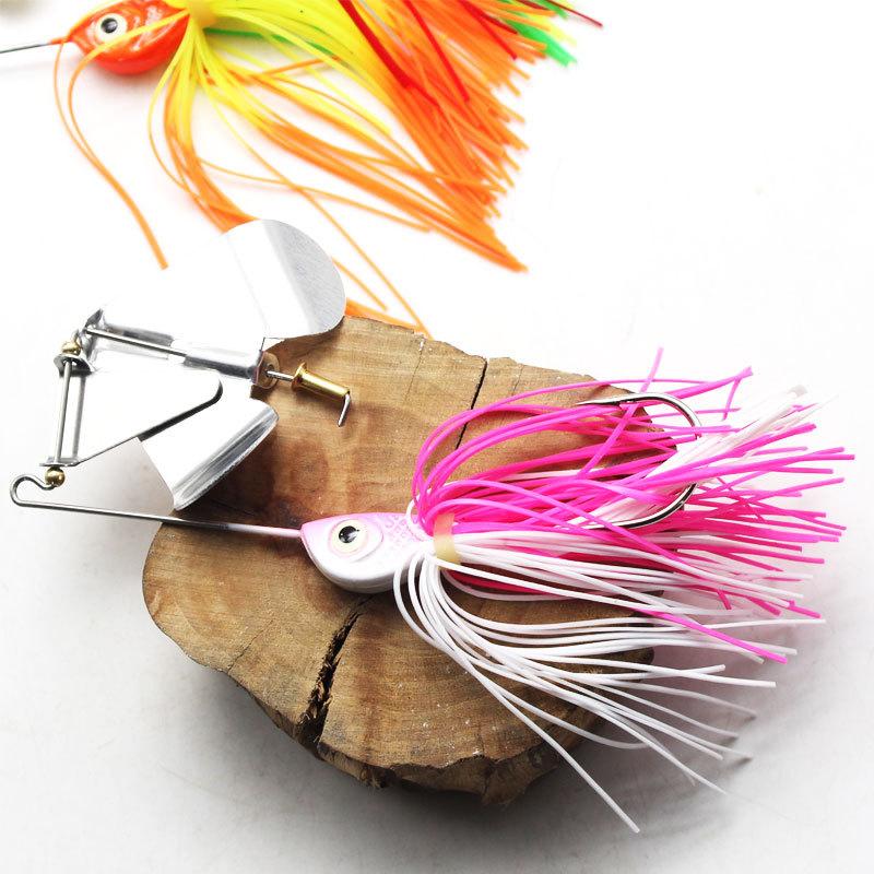 Product Introduction of Lure Fake Fish Husky Heart-Shaped Rotating Sequins Lure 14.7G 5 Colors Tassel Hangings Soft Bait 1