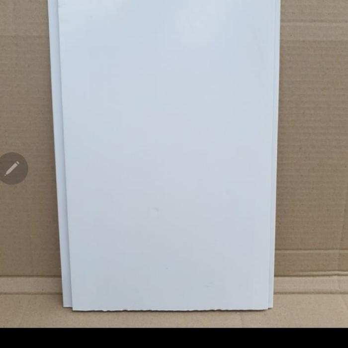 Gambar Plafon pvc putih glossy 7mm - 1meter dari borneo Plafon Pvc Kota Tangerang Tokopedia