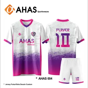 Jersey Desain Custom Baju Bola Kaos Sport Voli Futsal Badminton Full Printing AHAS004